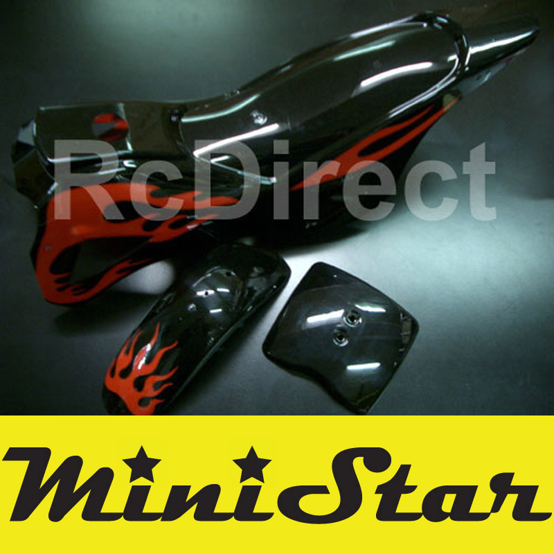 Body Minicross I BLACK / RED